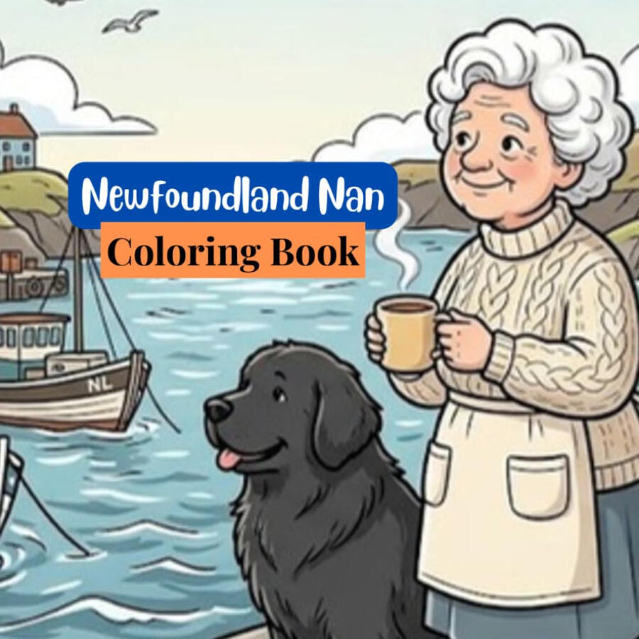 Newfoundland Nan Coloring Book: #4 Newfoundland Nan Coloring Book: #4