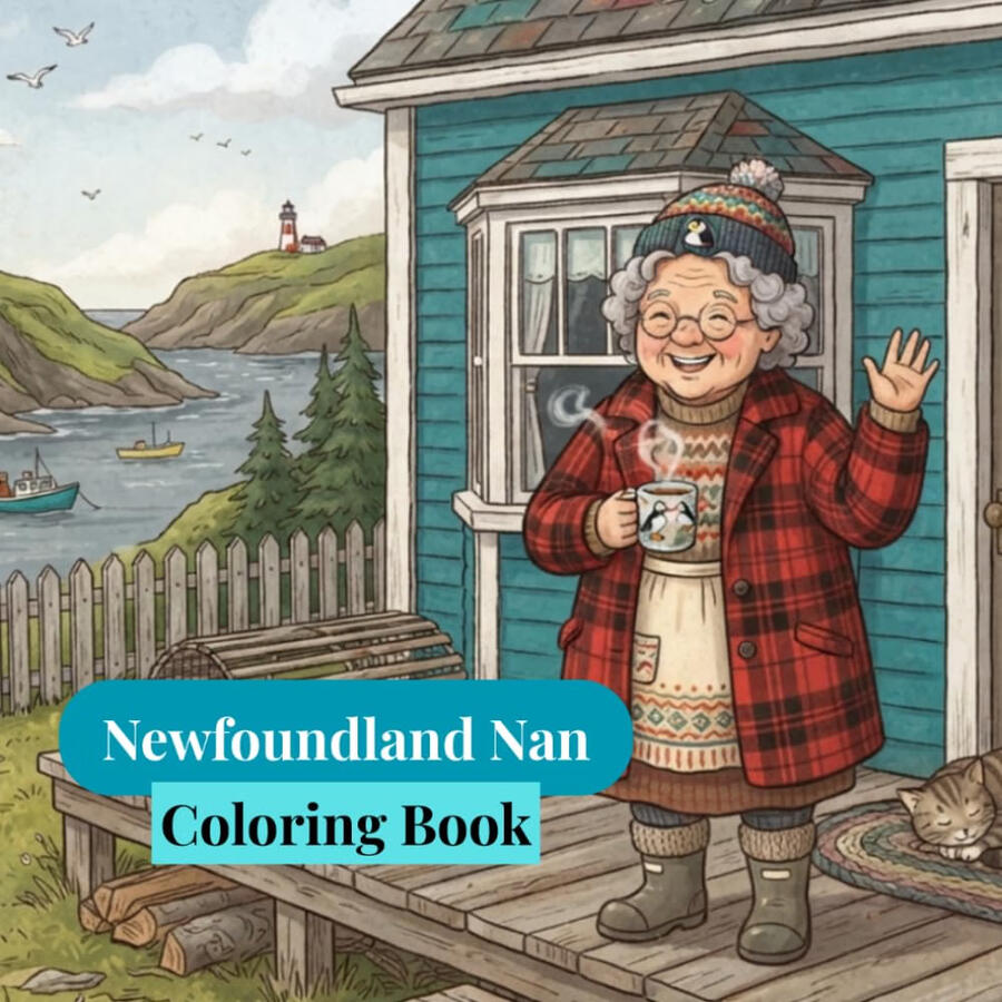 Newfoundland Nan Coloring Book: #3 Newfoundland Nan Coloring Book: #3