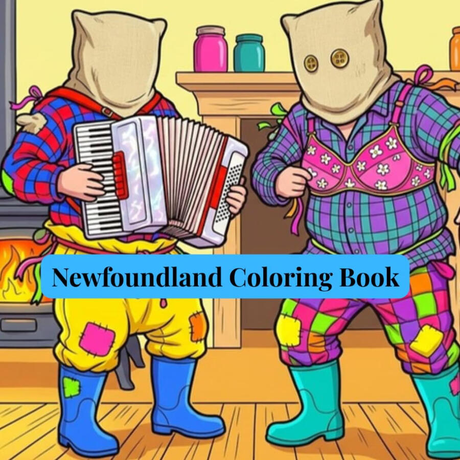 Newfoundland Coloring Book: #1 Newfoundland Coloring Book: #1