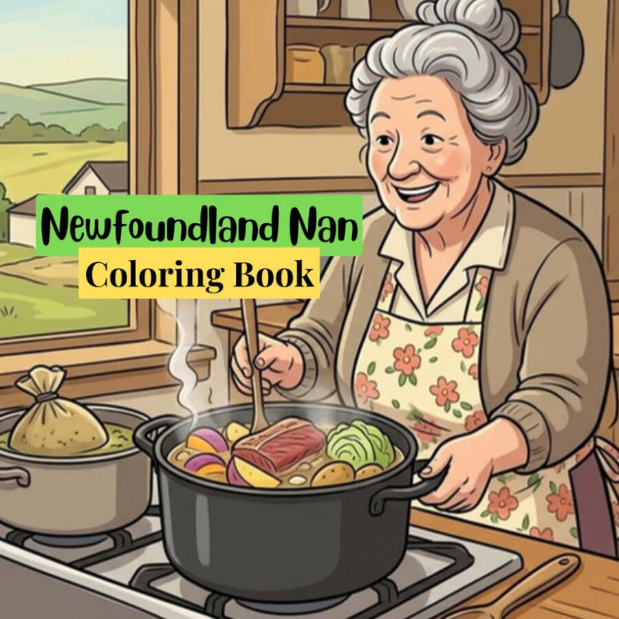Newfoundland Nan Coloring Book: #1 Newfoundland Nan Coloring Book: #1