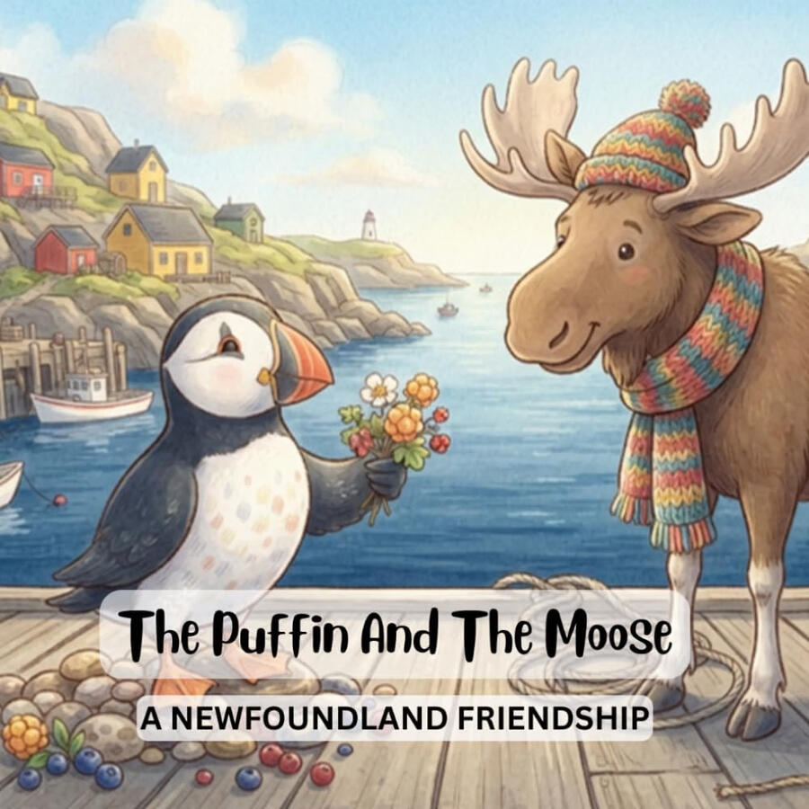 The Puffin And The Moose: A Newfoundland Friendship