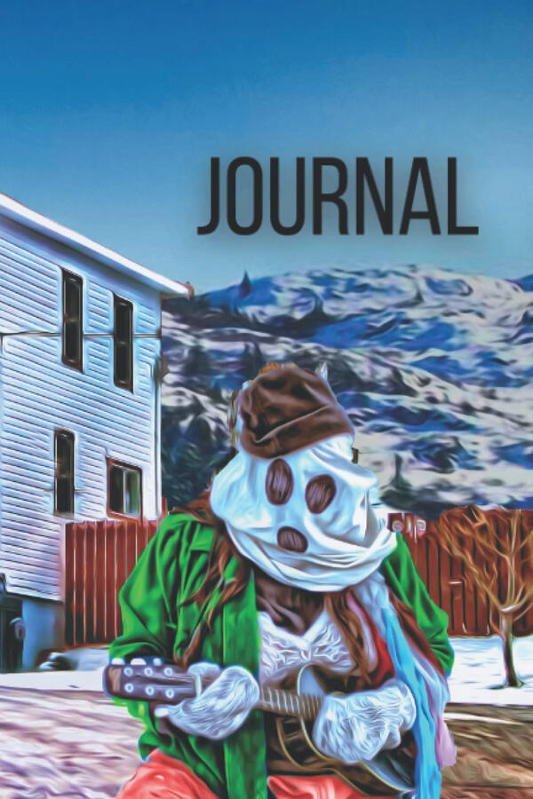 Journal: Mummer, Newfoundland, Lined, 6x9, Paperback